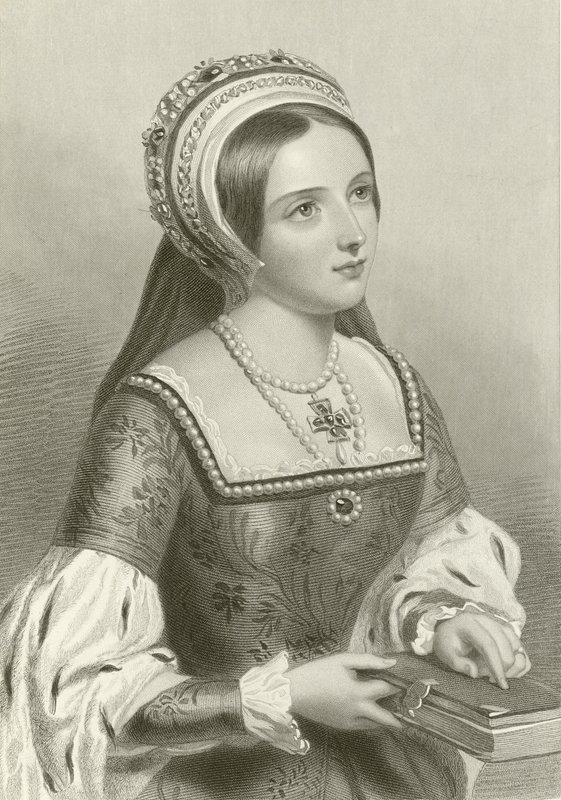 Katherine Parr, szósta żona króla Henryka VIII autorstwa English School