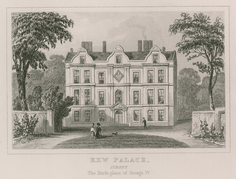 Pałac Kew, Surrey - miejsce urodzenia Jerzego IV autorstwa English School
