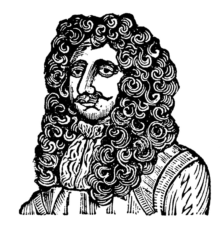 Król Karol II (drzeworyt) autorstwa English School