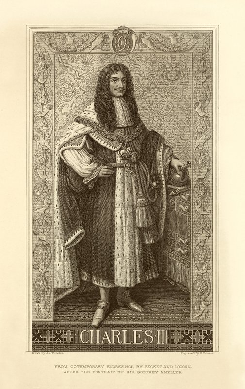 Król Karol II autorstwa English School