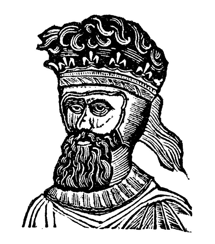 Król Edward III (drzeworyt) autorstwa English School