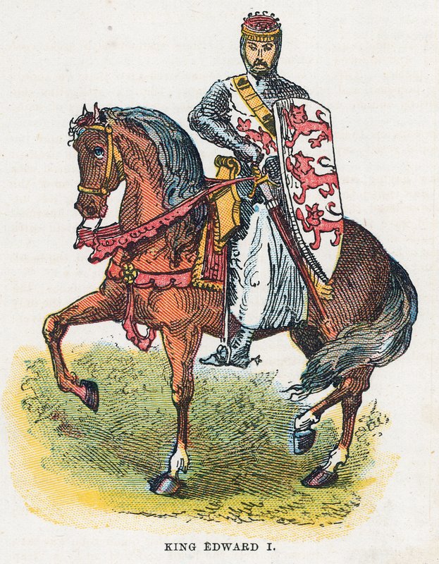 Król Edward I autorstwa English School