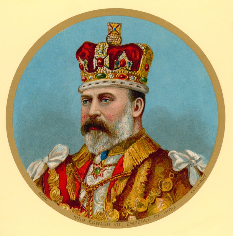 Król Edward VII autorstwa English School