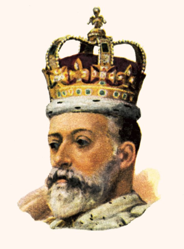 Król Edward VII autorstwa English School