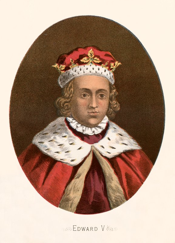 Król Edward V autorstwa English School