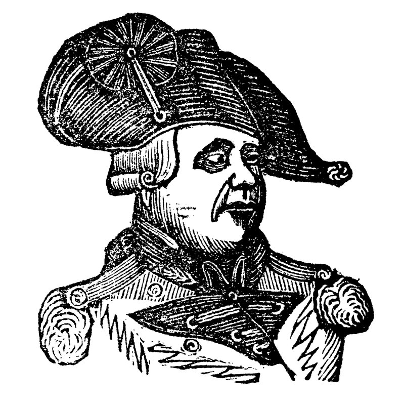 Król Jerzy III (drzeworyt) autorstwa English School