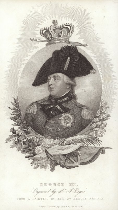Król Jerzy III Wielkiej Brytanii i Irlandii autorstwa English School