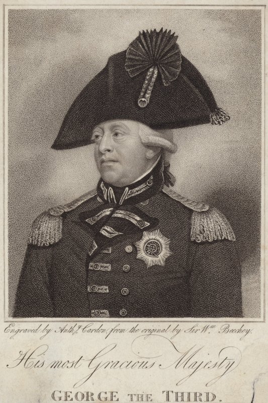 Król Jerzy III Wielkiej Brytanii i Irlandii autorstwa English School