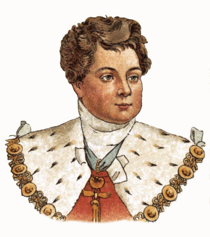 Król Jerzy IV autorstwa English School