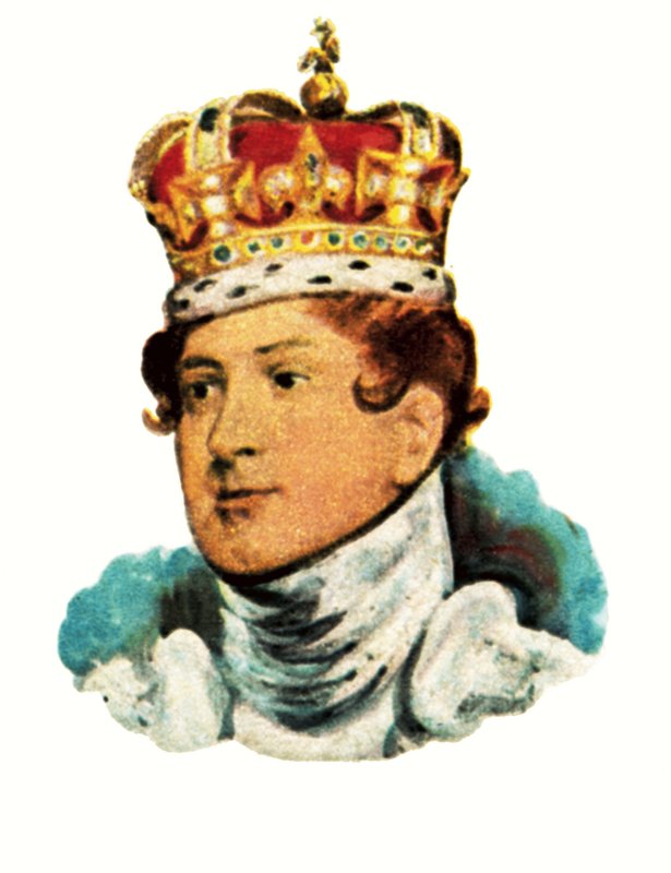 Król Jerzy IV autorstwa English School