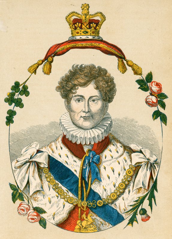 Król Jerzy IV autorstwa English School