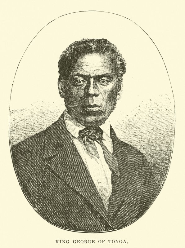 Król Jerzy z Tonga autorstwa English School