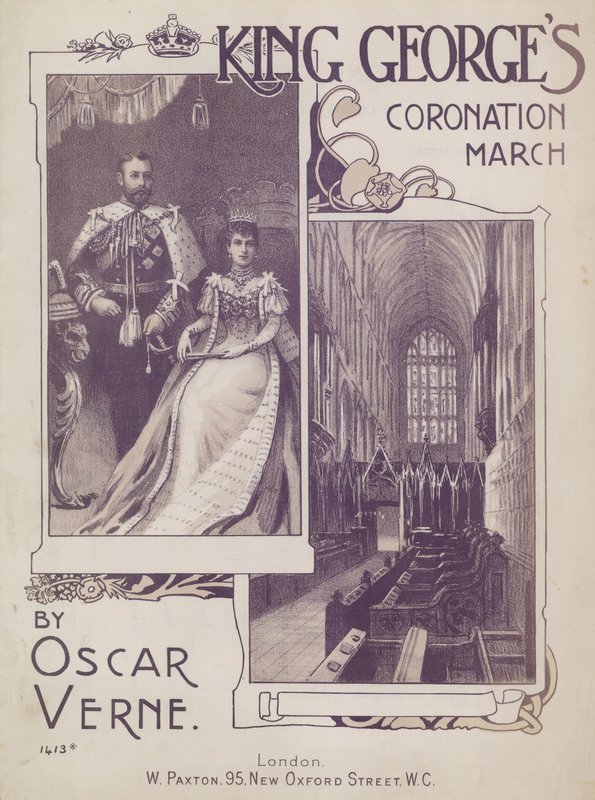 Marsz koronacyjny króla Jerzego, Oscar Verne autorstwa English School