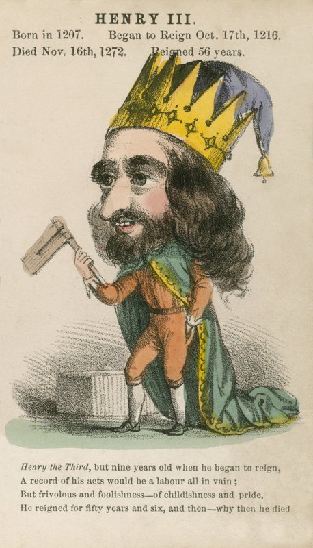 Król Henryk III (akwatinta) autorstwa English School