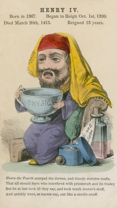 Król Henryk IV (akwatinta) autorstwa English School