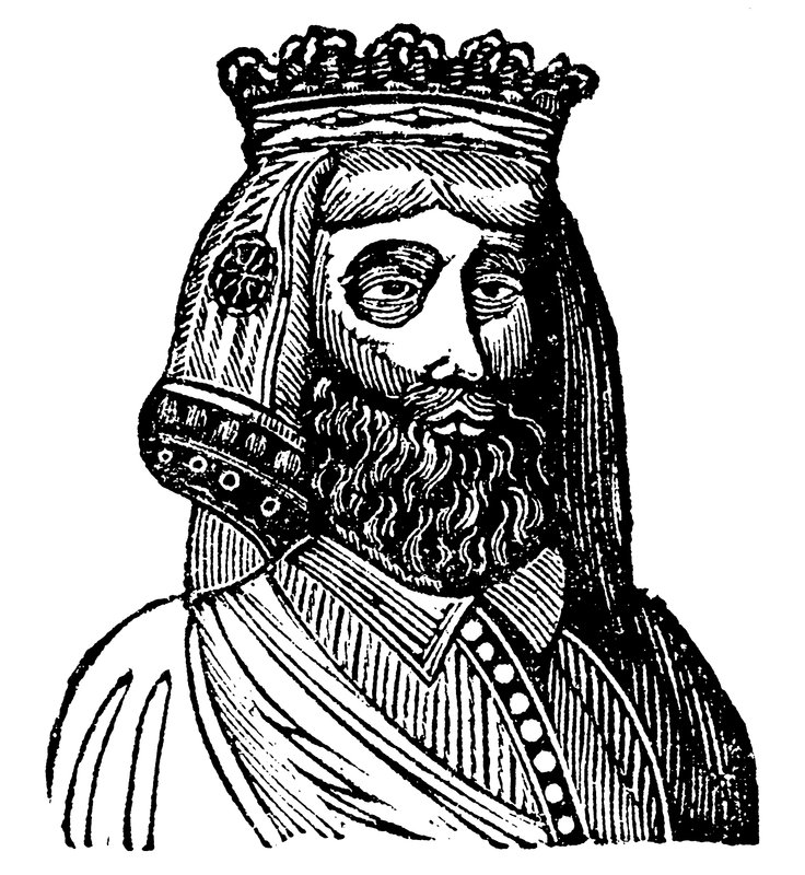 Król Henryk IV (drzeworyt) autorstwa English School