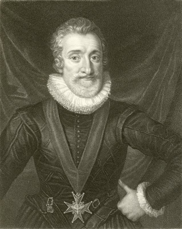 Król Henryk IV Francji autorstwa English School