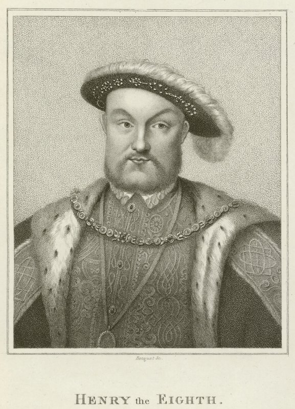 Król Henryk VIII (grafika) autorstwa English School