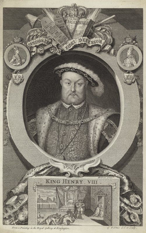 Król Henryk VIII z Anglii autorstwa English School