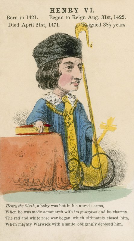 Król Henryk VI (akwatinta) autorstwa English School