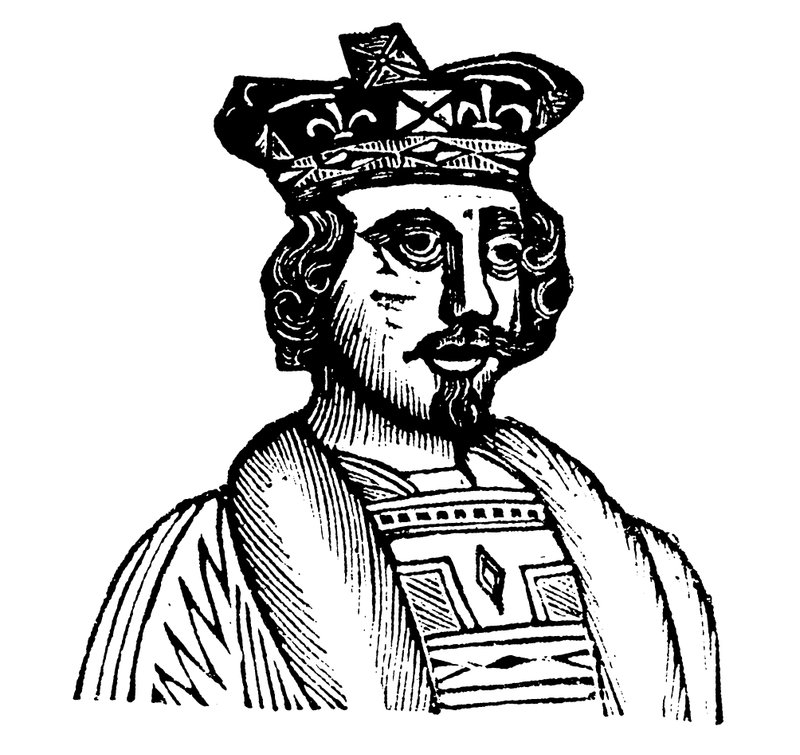 Król Henryk VI (drzeworyt) autorstwa English School