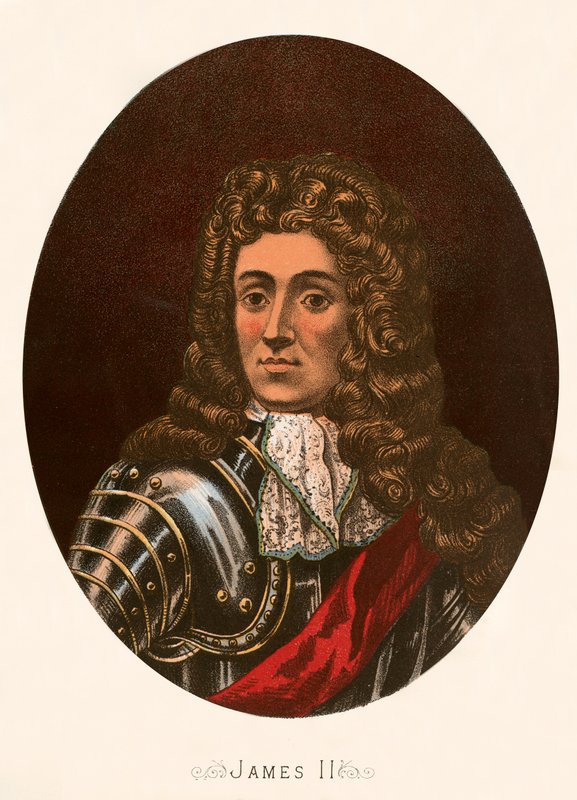 Król Jakub II autorstwa English School