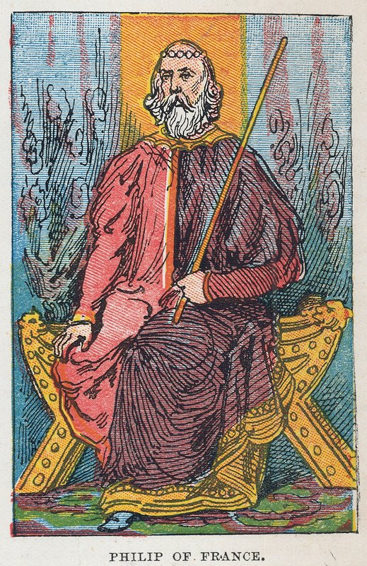 Król Filip Francji autorstwa English School