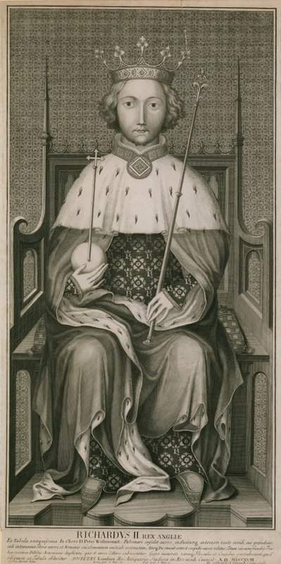 Król Ryszard II, Opactwo Westminsterskie, Londyn autorstwa English School