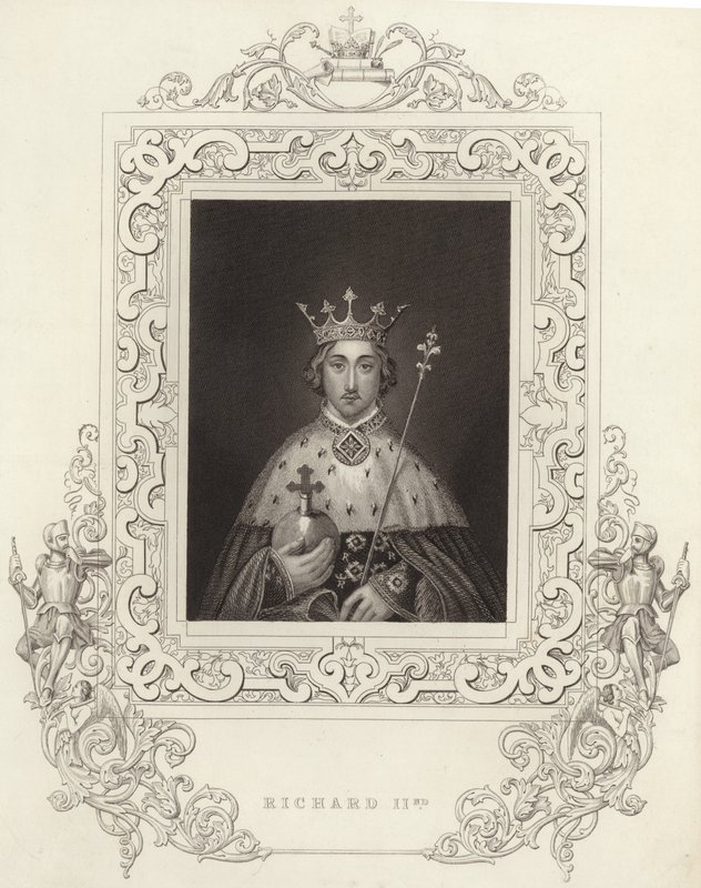 Król Anglii Ryszard II autorstwa English School