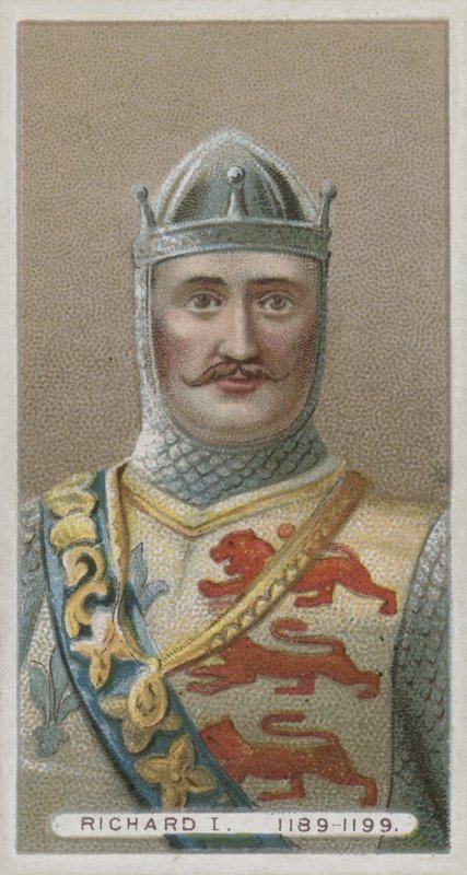 Król Ryszard I, Lwie Serce autorstwa English School
