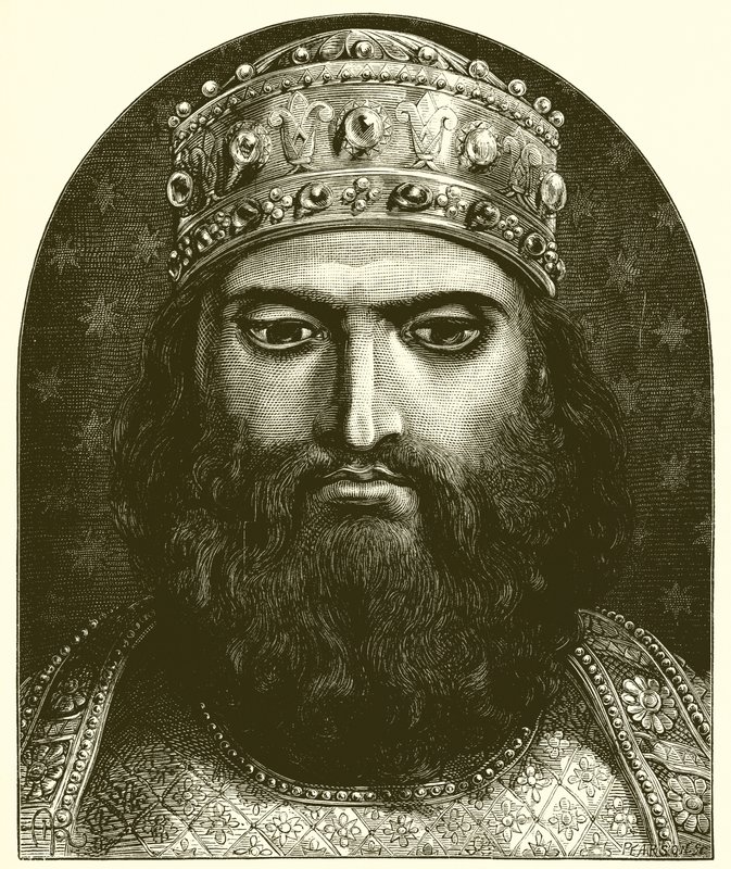 Król Salomon autorstwa English School