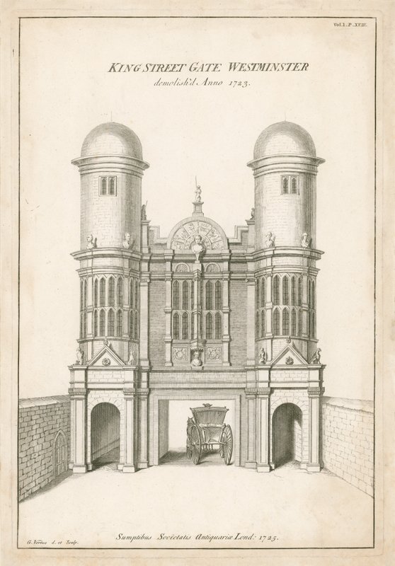 King Street Gate, Westminster autorstwa English School