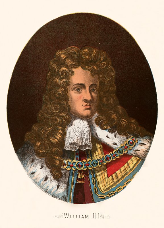 Król Wilhelm III autorstwa English School