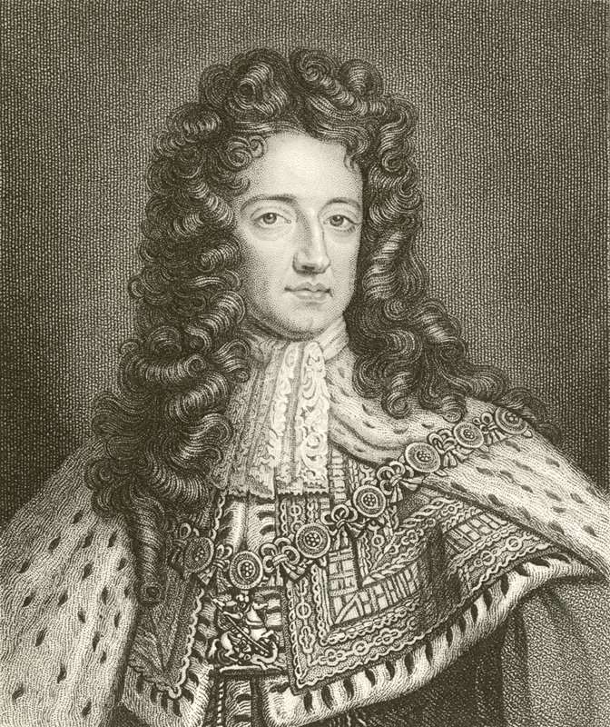 Król Wilhelm III autorstwa English School