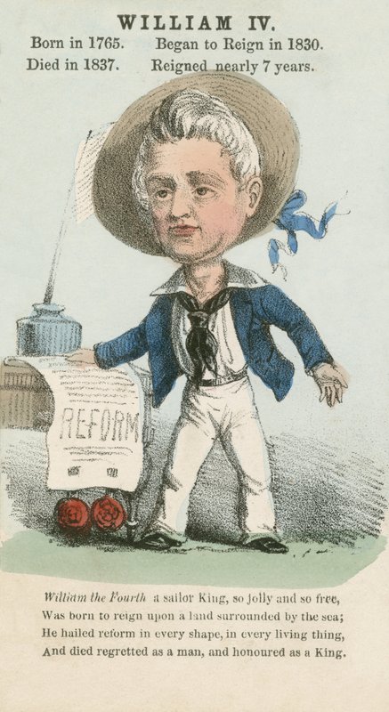 Król Wilhelm IV (akwatinta) autorstwa English School