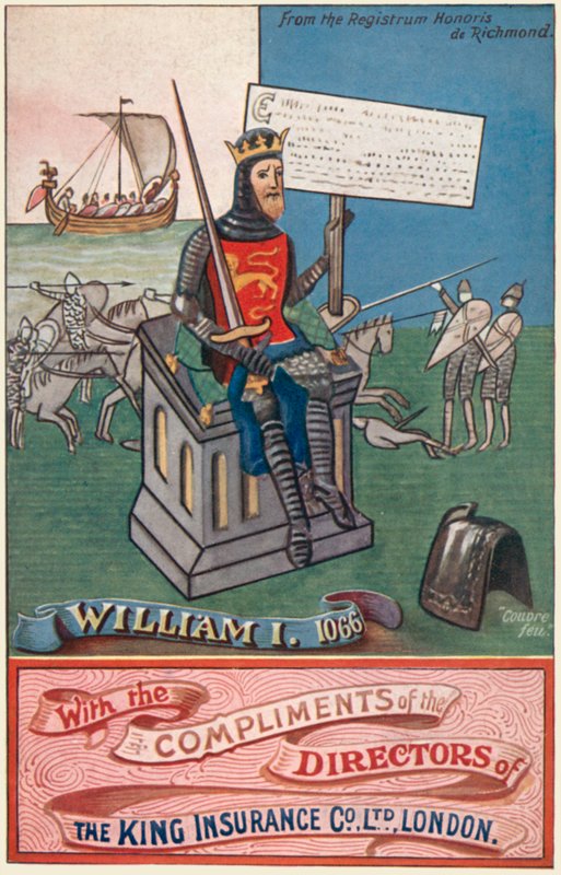 Król Wilhelm I (kolorowa litografia) autorstwa English School