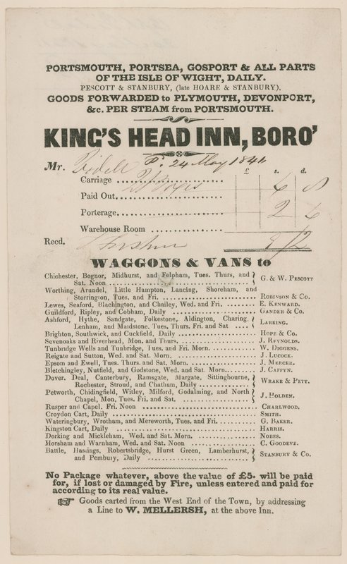 Kings Head, Southwark autorstwa English School