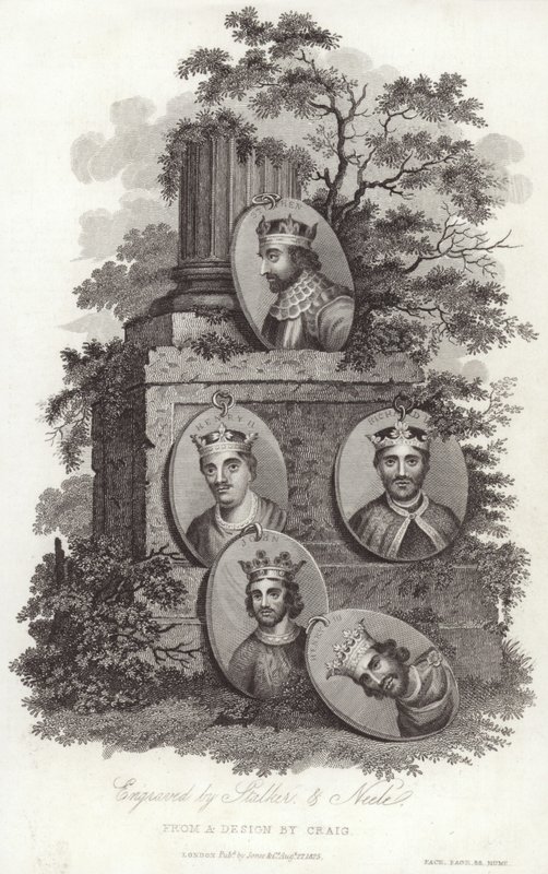 Królowie Anglii autorstwa English School