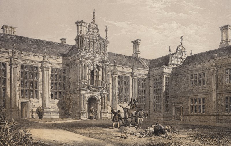 Kirby Hall, Northamptonshire autorstwa English School