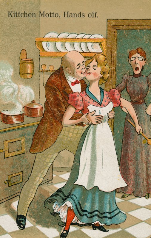 Molestowanie pokojówki kuchennej (kolor lito) autorstwa English School