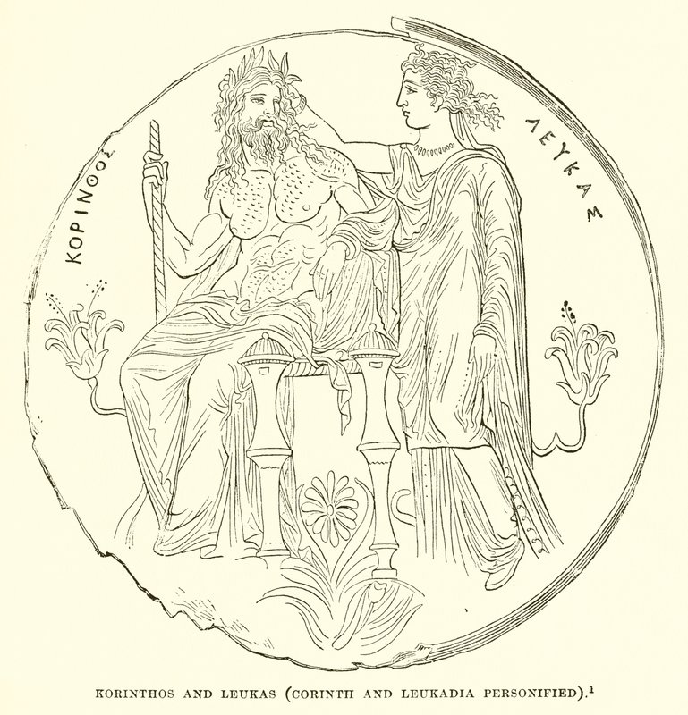 Corinth and Lefkas (Spersonalizowane Korynt i Lefkadia) autorstwa English School