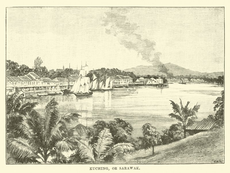 Kuching lub Sarawak autorstwa English School