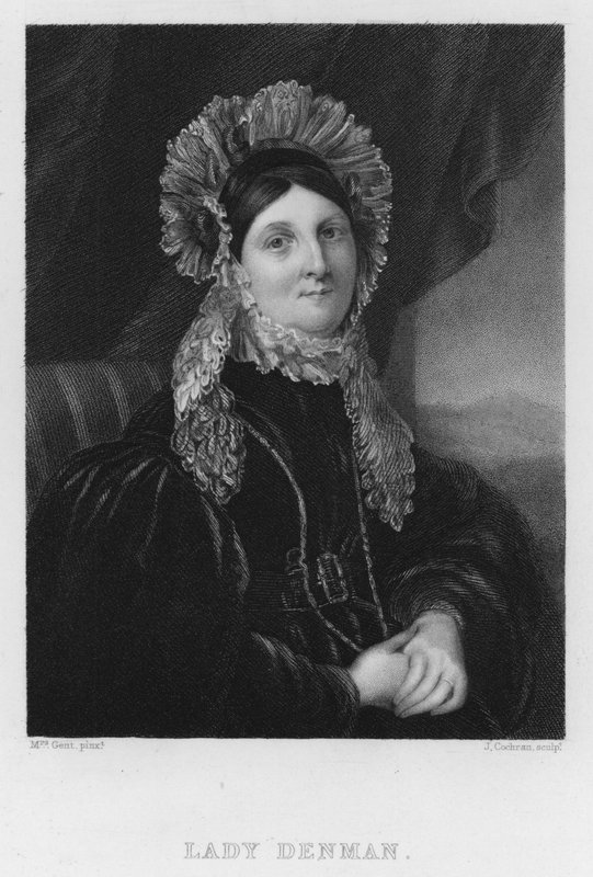 Lady Denman (grawerowanie) autorstwa English School