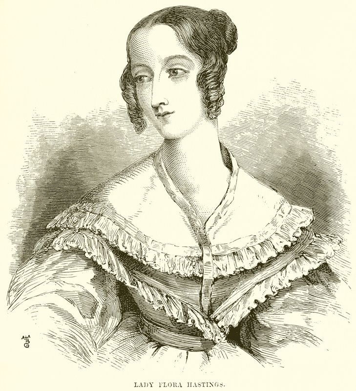 Lady Flora Hastings autorstwa English School