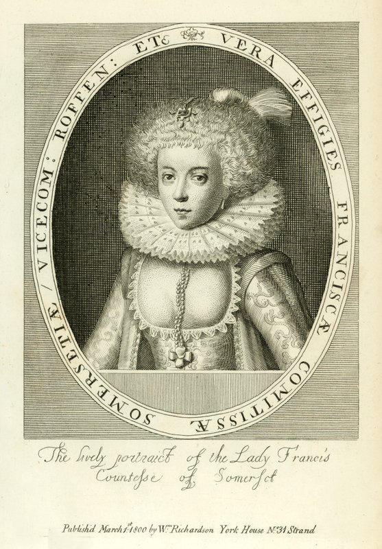 Lady Francis, hrabina Somerset autorstwa English School