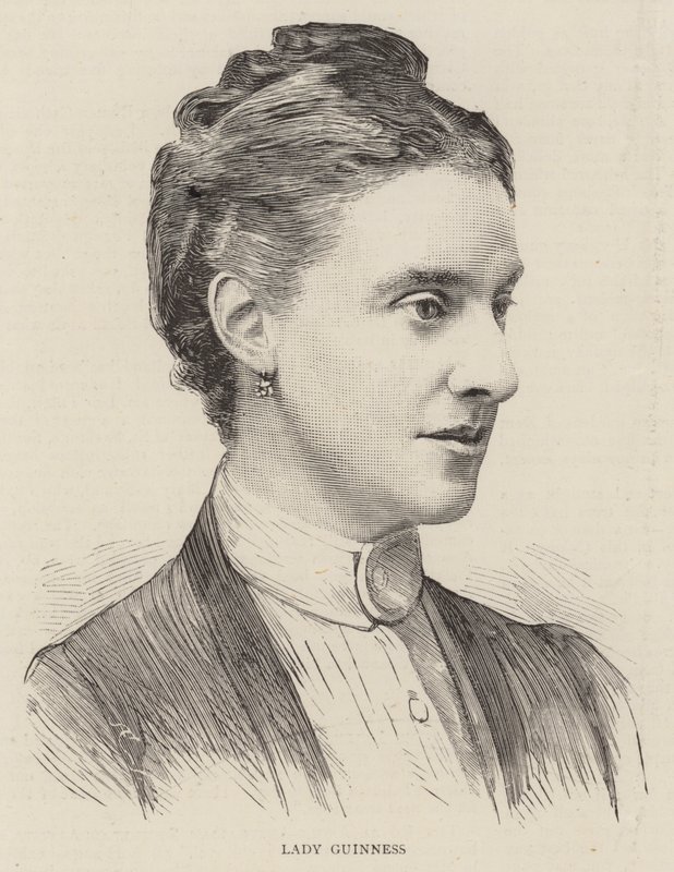 Lady Guinness (grawerunek) autorstwa English School