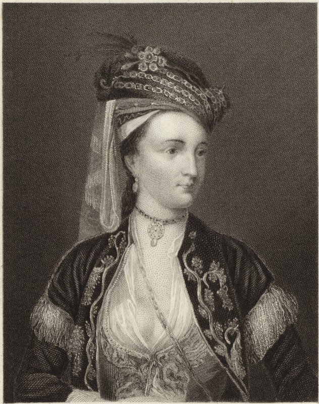 Lady Mary Wortley Montagu autorstwa English School