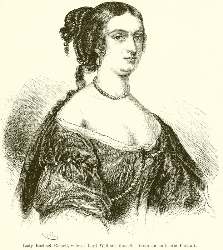 Lady Rachael Russell, żona Lorda Williama Russella autorstwa English School