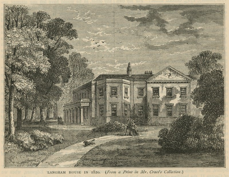 Dom Langhama w 1820 r. autorstwa English School