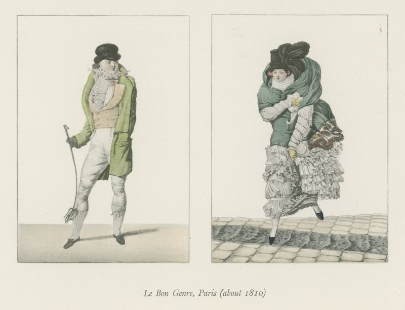 Le Bon Gatunek, Paryż (ok. 1810) autorstwa English School